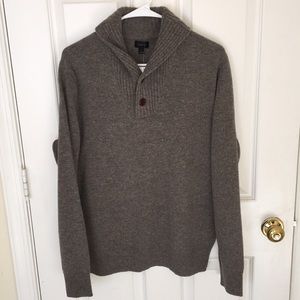 Men’s J.Crew Shawl Lambs Wool Sweater